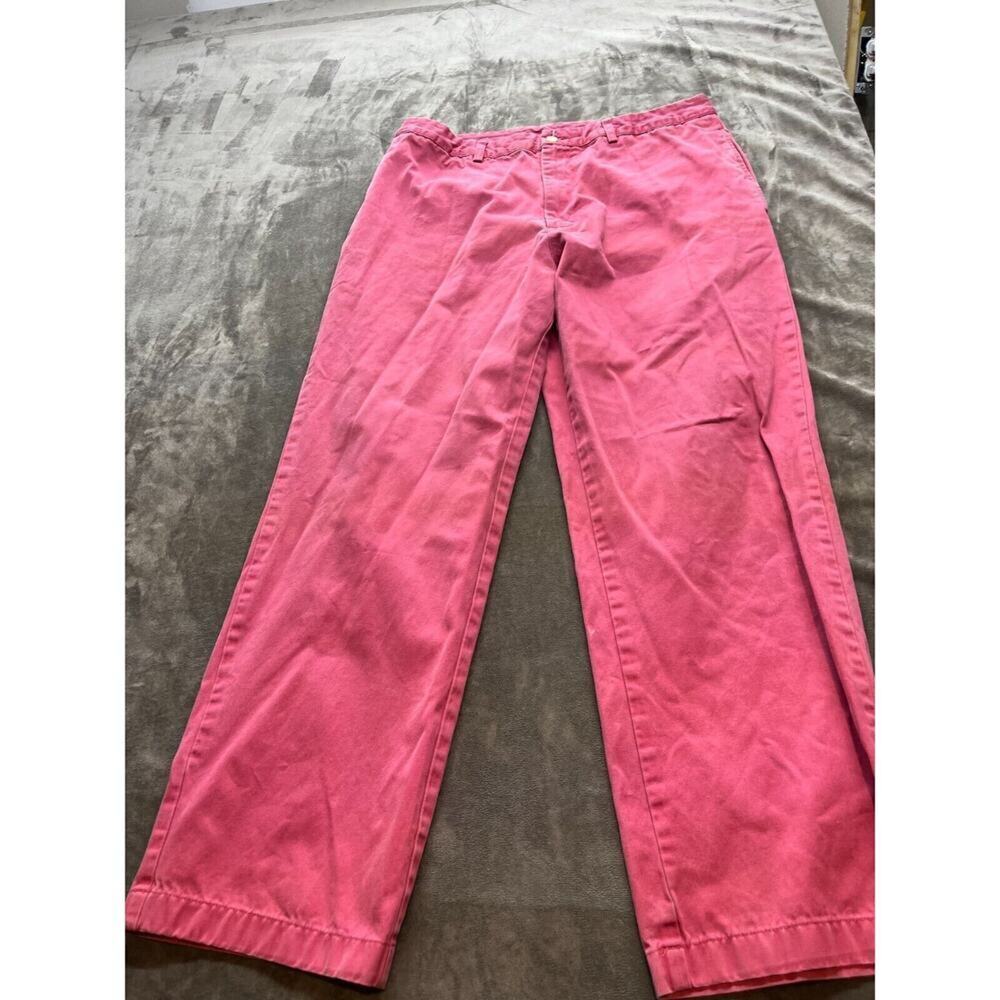 Vineyard Vines 36 x 30 Salmon Pink Mens Straight Leg Performance Pants